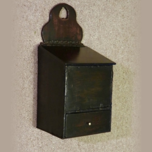 Mid century salt candle box